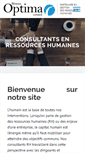 Mobile Screenshot of optima-conseil.ca